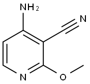 4-Amino-2-methoxynicotinonitrile Structure