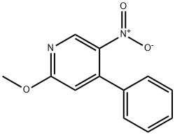 2-Methoxy-5-nitro-4-phenylpyridine Structure