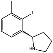 2-(2-iodo-3-methylphenyl)pyrrolidine 구조식 이미지