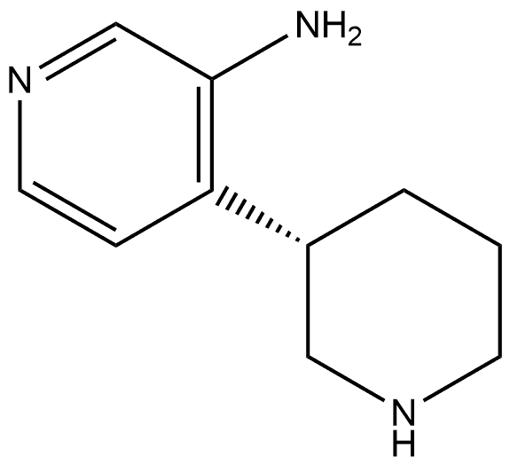 4-(3S)-3-Piperidinyl-3-pyridinamine Structure