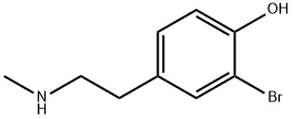 Phenol, 2-bromo-4-[2-(methylamino)ethyl]- Structure