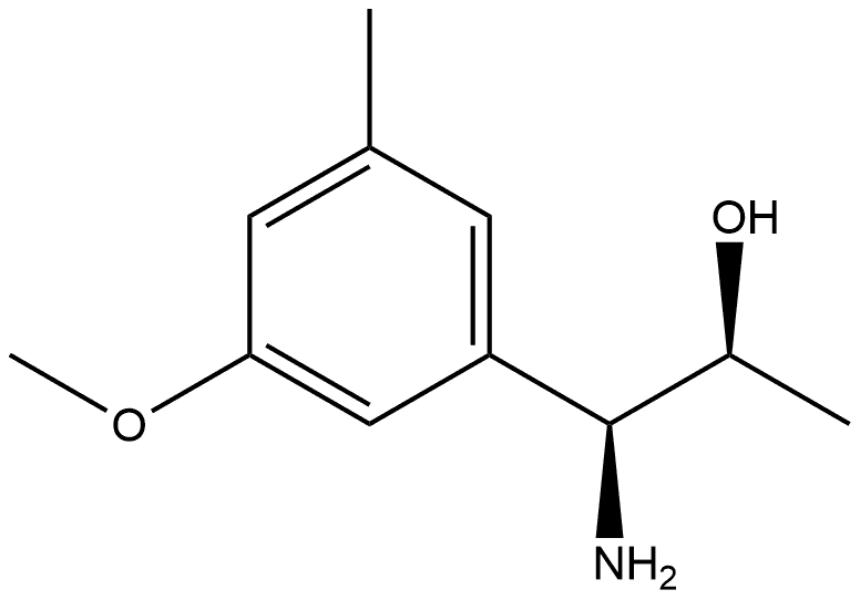 (1S,2S)-1-AMINO-1-(3-METHOXY-5-METHYLPHENYL)PROPAN-2-OL Structure