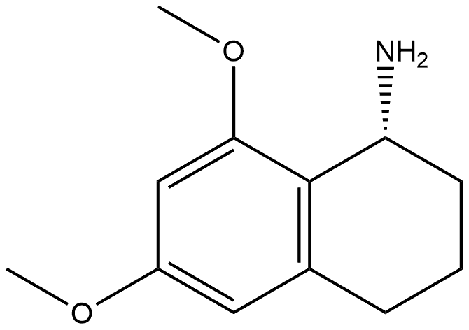 (R)-6,8-dimethoxy-1,2,3,4-tetrahydronaphthalen-1-amine Structure