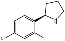 (2R)-2-(4-chloro-2-iodophenyl)pyrrolidine Structure