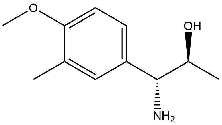 (1R,2S)-1-AMINO-1-(4-METHOXY-3-METHYLPHENYL)PROPAN-2-OL Structure