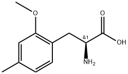 (2S)-2-amino-3-(2-methoxy-4-methylphenyl)propanoic acid 구조식 이미지