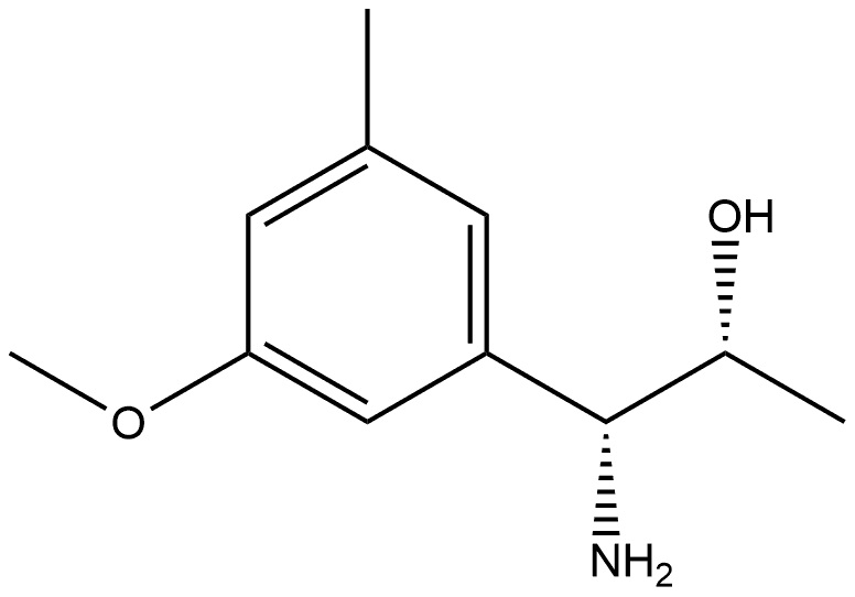 (1R,2R)-1-AMINO-1-(3-METHOXY-5-METHYLPHENYL)PROPAN-2-OL Structure