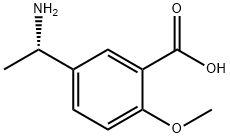 (S)-5-(1-aminoethyl)-2-methoxybenzoic acid Structure