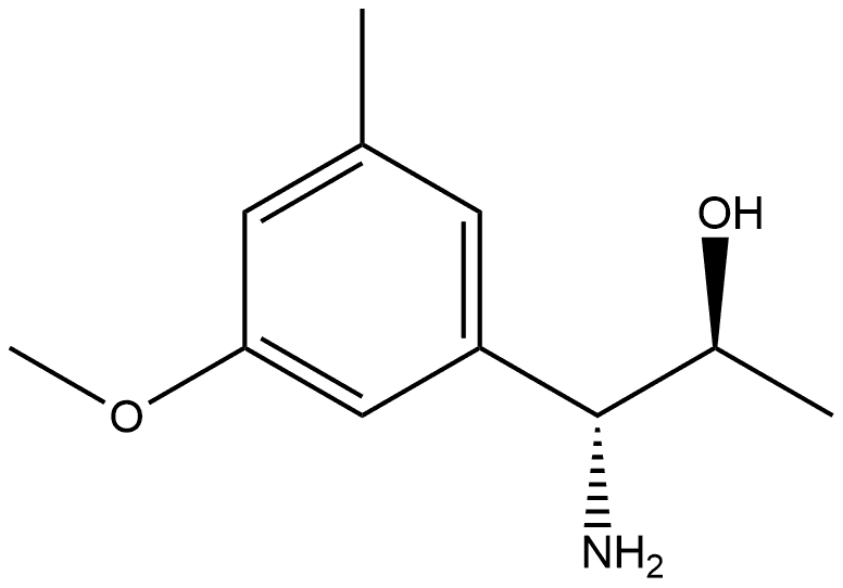 (1R,2S)-1-AMINO-1-(3-METHOXY-5-METHYLPHENYL)PROPAN-2-OL Structure