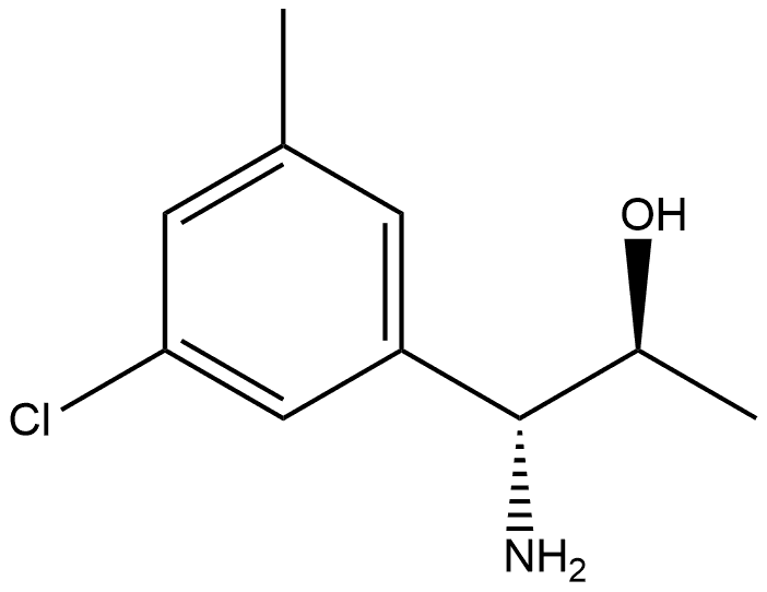 (1R,2S)-1-AMINO-1-(3-CHLORO-5-METHYLPHENYL)PROPAN-2-OL Structure