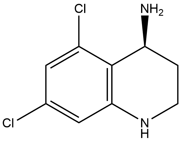 (R)-5,7-dichloro-1,2,3,4-tetrahydroquinolin-4-amine Structure