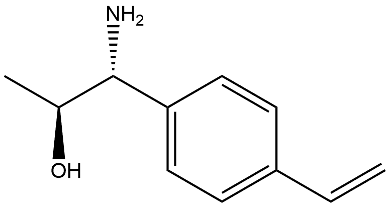 (2S,1R)-1-AMINO-1-(4-VINYLPHENYL)PROPAN-2-OL Structure