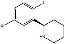 2-(5-bromo-2-iodophenyl)piperidine 구조식 이미지
