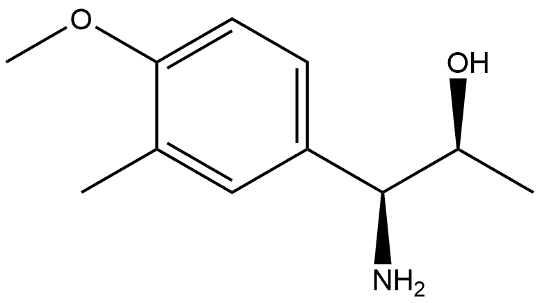 (1S,2S)-1-AMINO-1-(4-METHOXY-3-METHYLPHENYL)PROPAN-2-OL Structure