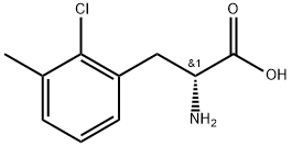 (2R)-2-amino-3-(2-chloro-3-methylphenyl)propanoic acid Structure