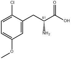 (2R)-2-amino-3-(2-chloro-5-methoxyphenyl)propanoic acid Structure