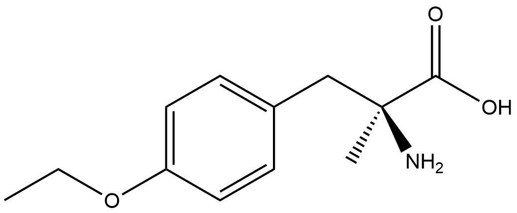 L-Tyrosine, O-ethyl-α-methyl- Structure