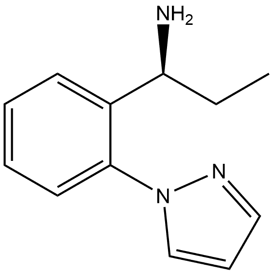 (S)-1-(2-(1H-pyrazol-1-yl)phenyl)propan-1-amine Structure