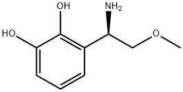 3-[(1R)-1-amino-2-methoxyethyl]benzene-1,2-diol Structure