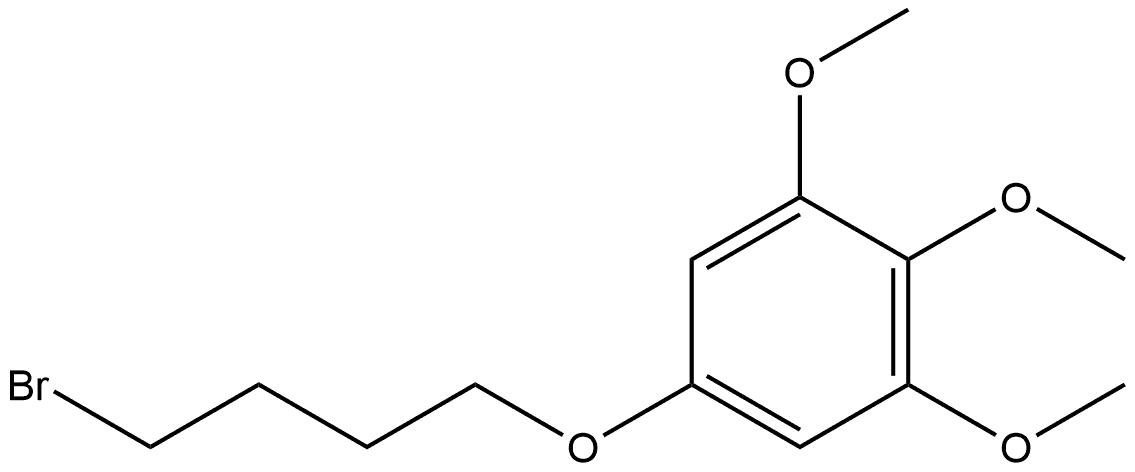 5-(4-Bromobutoxy)-1,2,3-trimethoxybenzene Structure