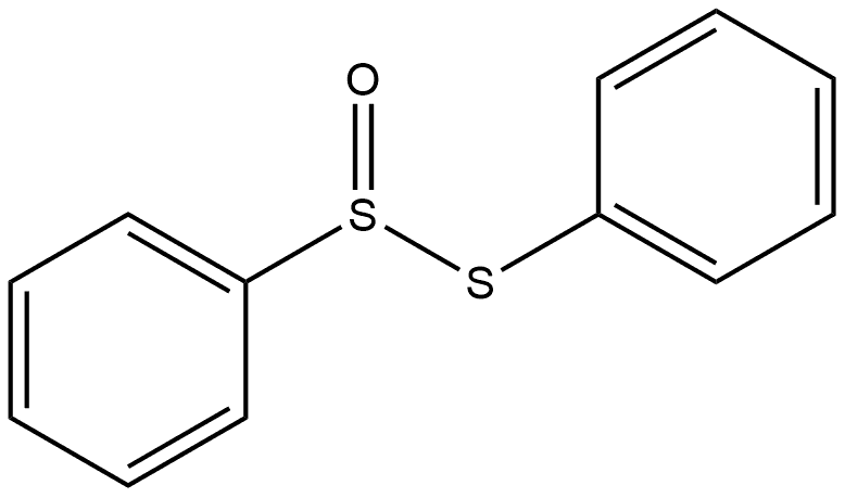 Benzenesulfinothioic acid, S-phenyl ester, (-)- (9CI) 구조식 이미지