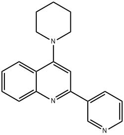 4-(Piperidin-1-yl)-2-(pyridin-3-yl)quinoline Structure