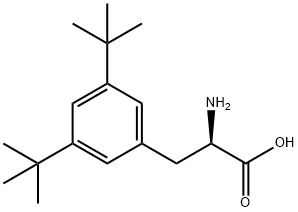 D-Phenylalanine, 3,5-bis(1,1-dimethylethyl)- Structure