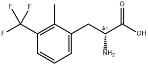 (2R)-2-amino-3-[2-methyl-3-(trifluoromethyl)phenyl]propanoic acid Structure