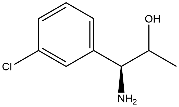 (1S)-1-amino-1-(3-chlorophenyl)propan-2-ol Structure