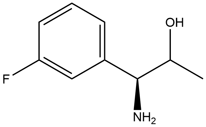 (1S)-1-amino-1-(3-fluorophenyl)propan-2-ol Structure