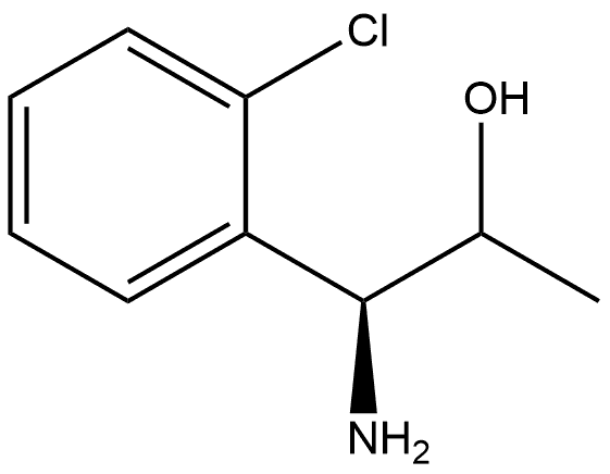 (1S)-1-amino-1-(2-chlorophenyl)propan-2-ol Structure