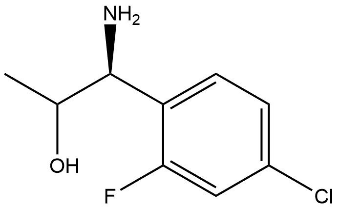 (1S)-1-amino-1-(4-chloro-2-fluorophenyl)propan-2-ol Structure