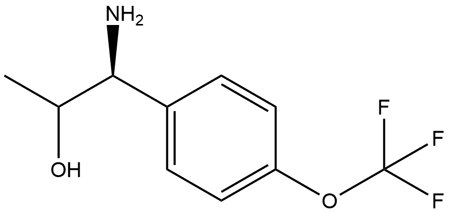 (1S)-1-amino-1-(4-(trifluoromethoxy)phenyl)propan-2-ol Structure