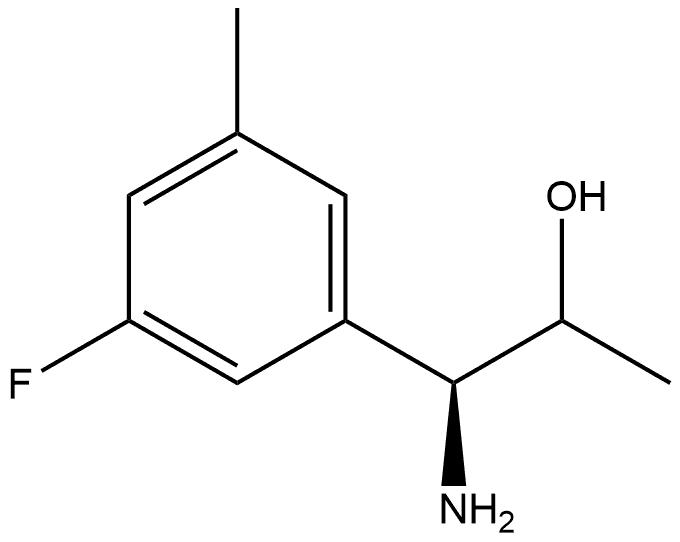 (1S)-1-amino-1-(3-fluoro-5-methylphenyl)propan-2-ol Structure