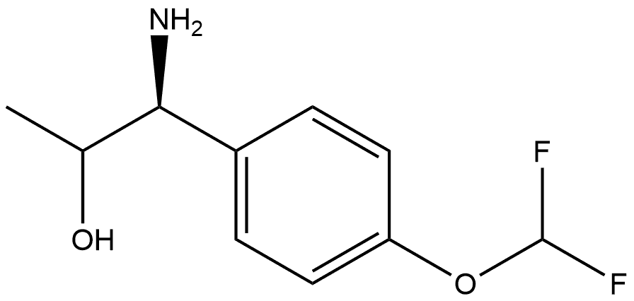 (1S)-1-amino-1-(4-(difluoromethoxy)phenyl)propan-2-ol Structure