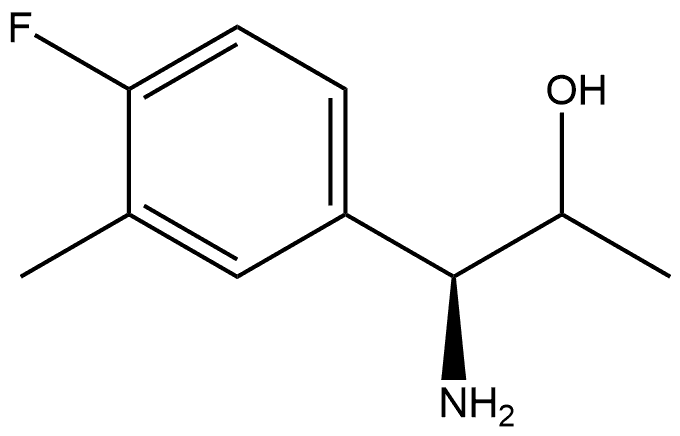 (1S)-1-amino-1-(4-fluoro-3-methylphenyl)propan-2-ol Structure