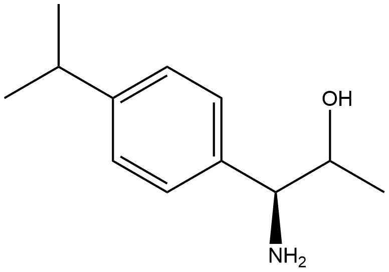 (1S)-1-amino-1-(4-isopropylphenyl)propan-2-ol Structure