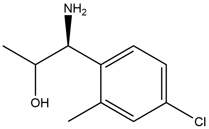 (1S)-1-amino-1-(4-chloro-2-methylphenyl)propan-2-ol Structure