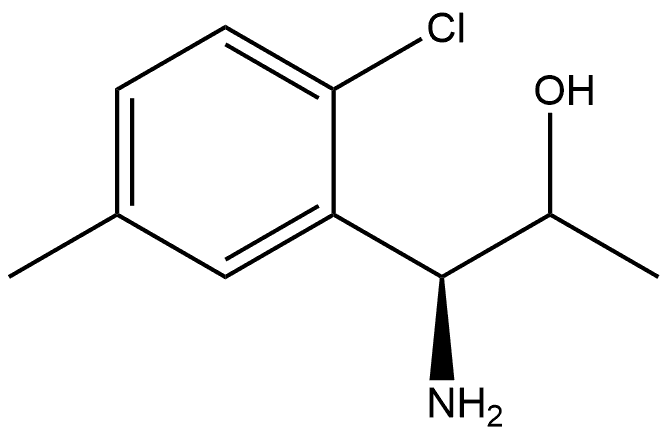 (1S)-1-amino-1-(2-chloro-5-methylphenyl)propan-2-ol Structure