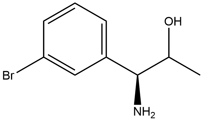 (1S)-1-amino-1-(3-bromophenyl)propan-2-ol Structure