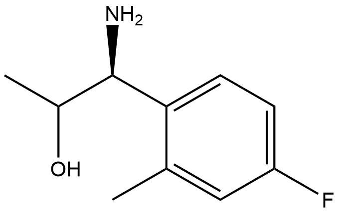 (1S)-1-amino-1-(4-fluoro-2-methylphenyl)propan-2-ol Structure