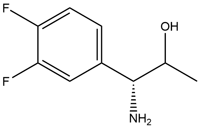 (1R)-1-amino-1-(3,4-difluorophenyl)propan-2-ol Structure