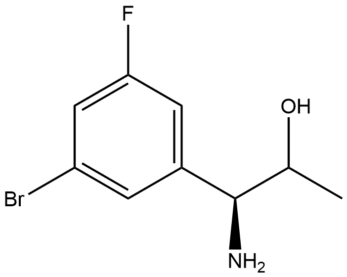 (1S)-1-amino-1-(3-bromo-5-fluorophenyl)propan-2-ol Structure