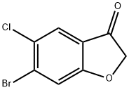 3(2H)-Benzofuranone, 6-bromo-5-chloro- Structure