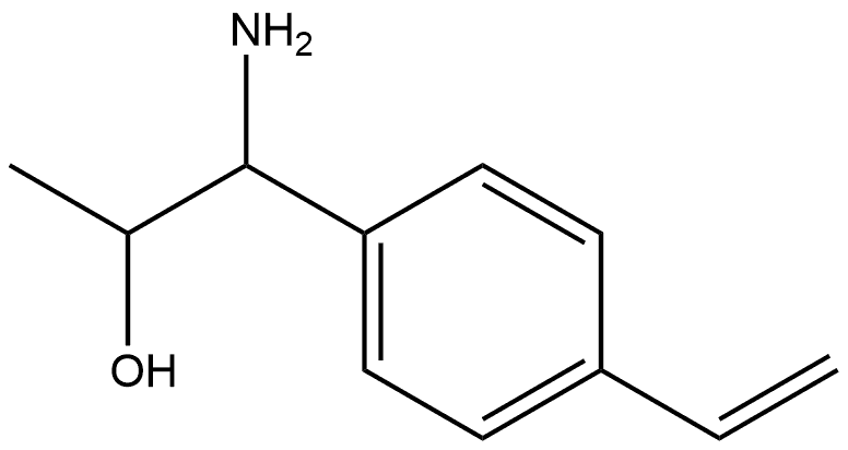 1-AMINO-1-(4-ETHENYLPHENYL)PROPAN-2-OL Structure