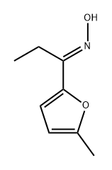 1-Propanone, 1-(5-methyl-2-furanyl)-, oxime, (E)- (9CI) 구조식 이미지
