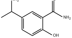 5-(1-aminoethyl)-2-hydroxybenzamide
hydrochloride Structure