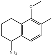 5-METHOXY-6-METHYL-1,2,3,4-TETRAHYDRONAPHTHALEN-1-AMINE Structure