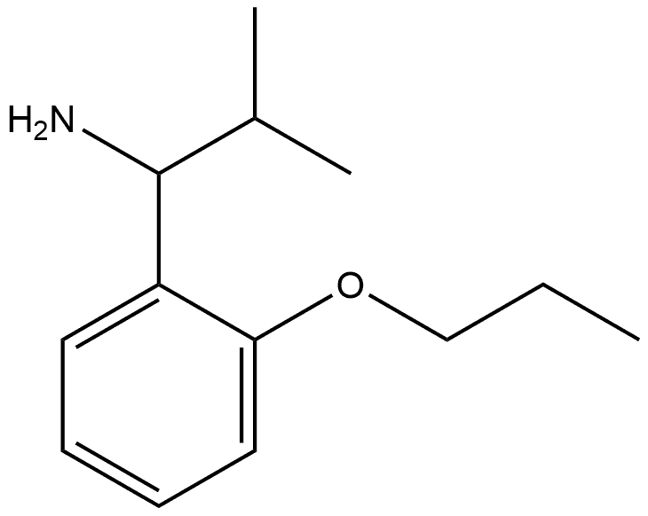 2-METHYL-1-(2-PROPOXYPHENYL)PROPAN-1-AMINE Structure