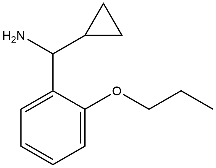 CYCLOPROPYL(2-PROPOXYPHENYL)METHANAMINE Structure